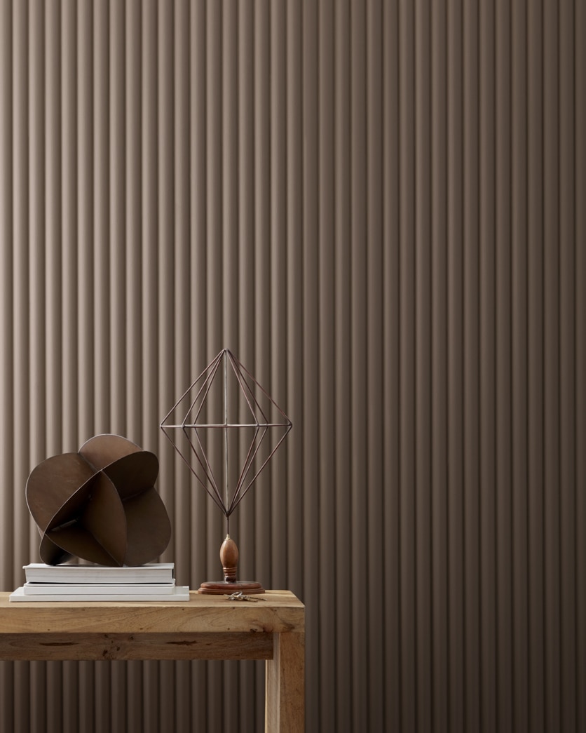 Painted wall in Clinton Brown HC-67