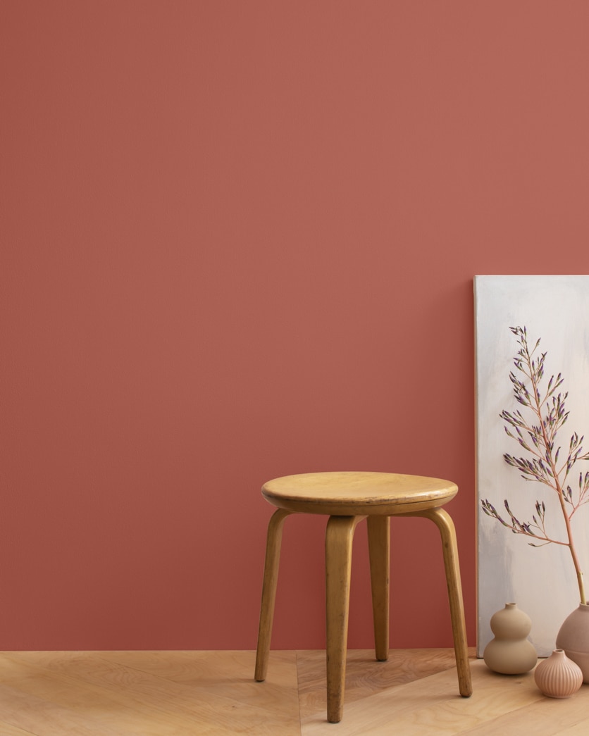 Painted wall in Colonial Brick 2093-30