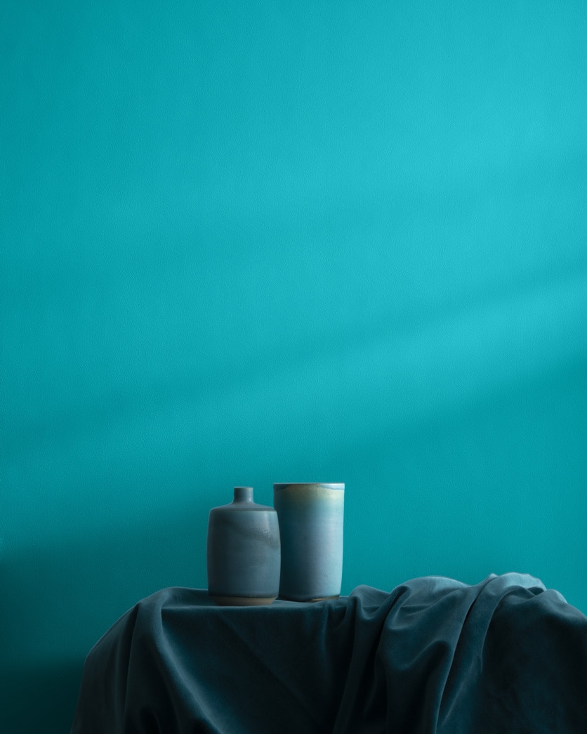 Painted wall in Cool Aqua 2056-40