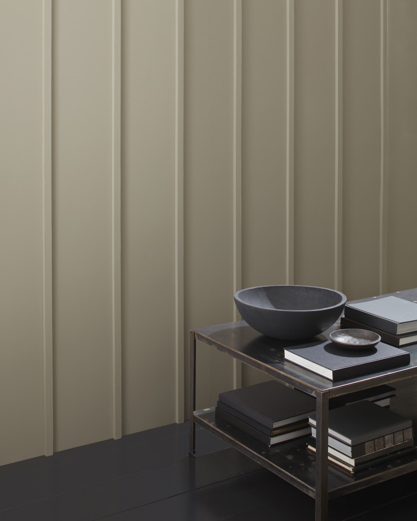 Painted wall in Copley Gray HC-104