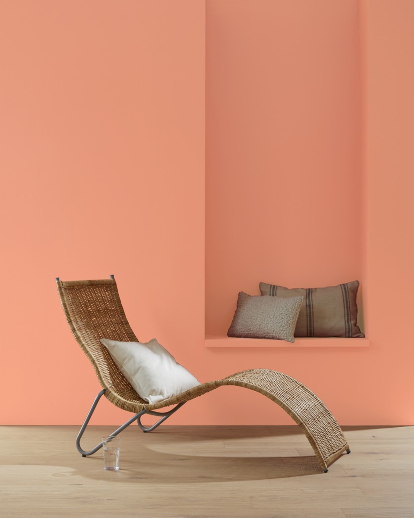 Painted wall in Coral Spice 2170-40
