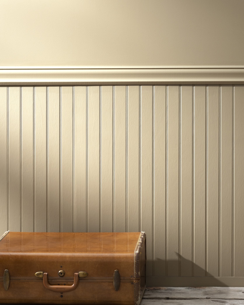 Painted wall in Cornice Tan CW-115