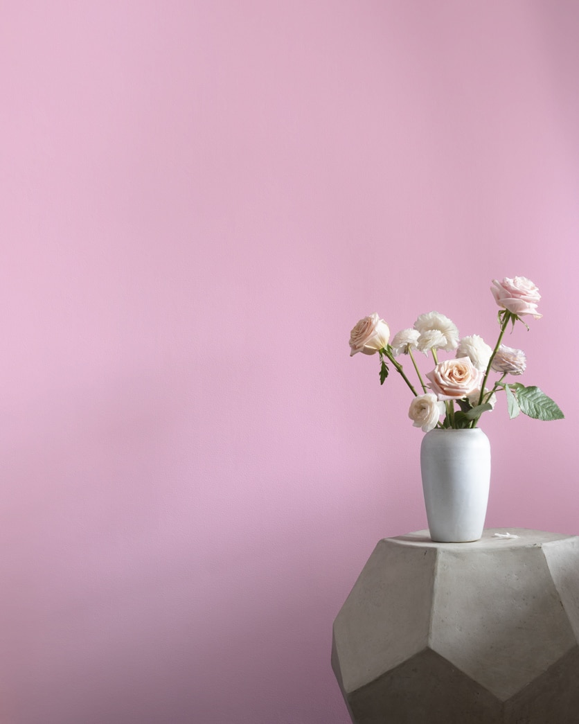 Painted wall in Countryside Pink 1361