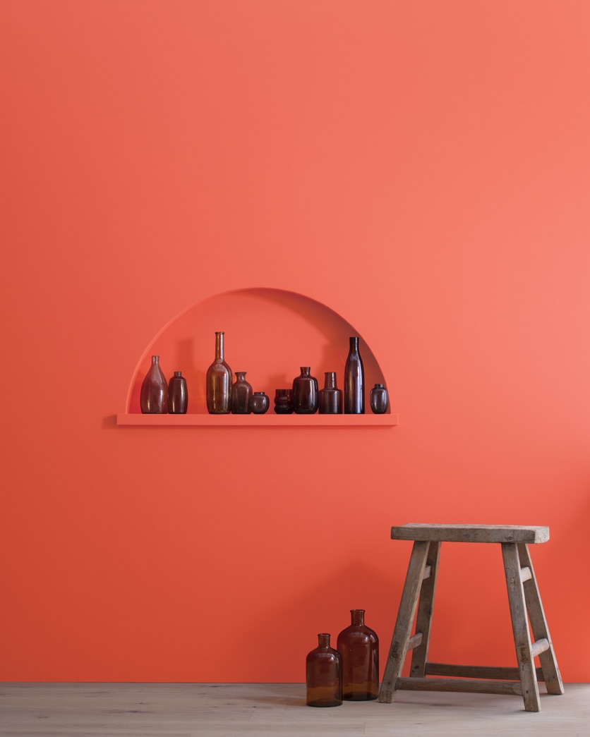 Painted wall in Craft Room 2010-30
