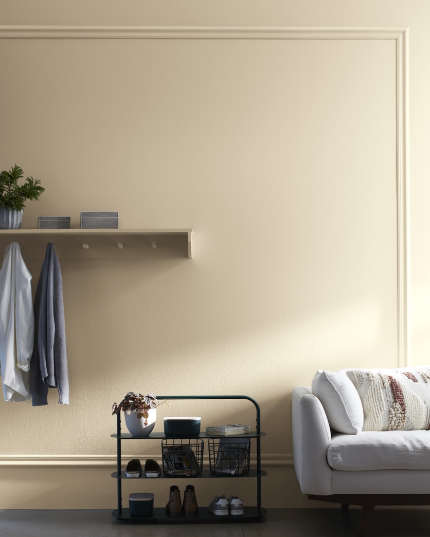 Painted wall in Cream Fleece 233