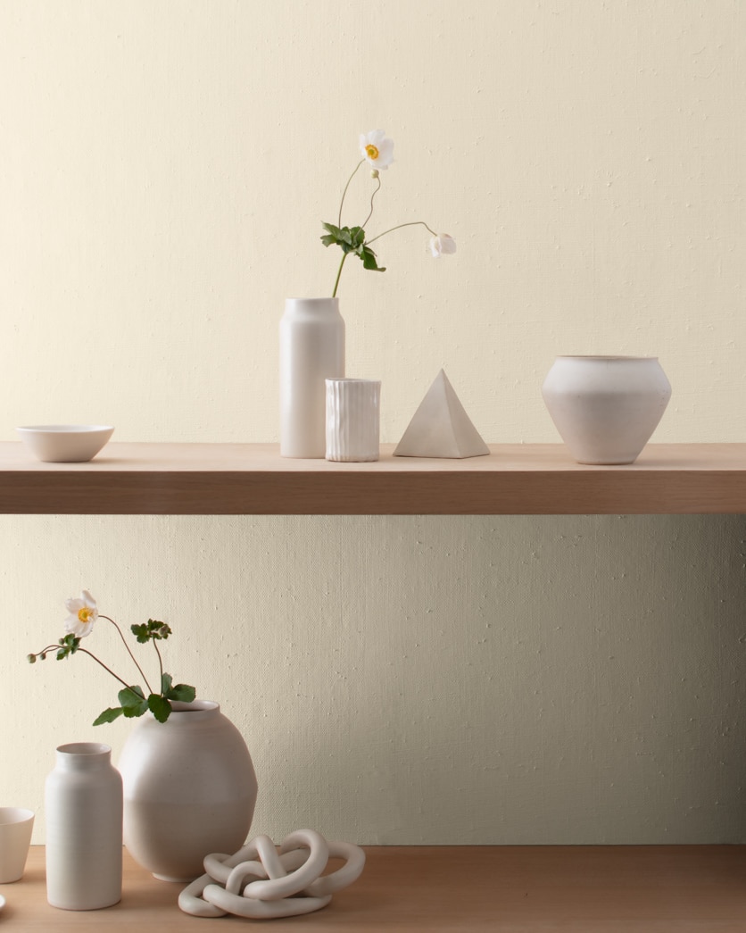 Painted wall in Creamy White OC-7
