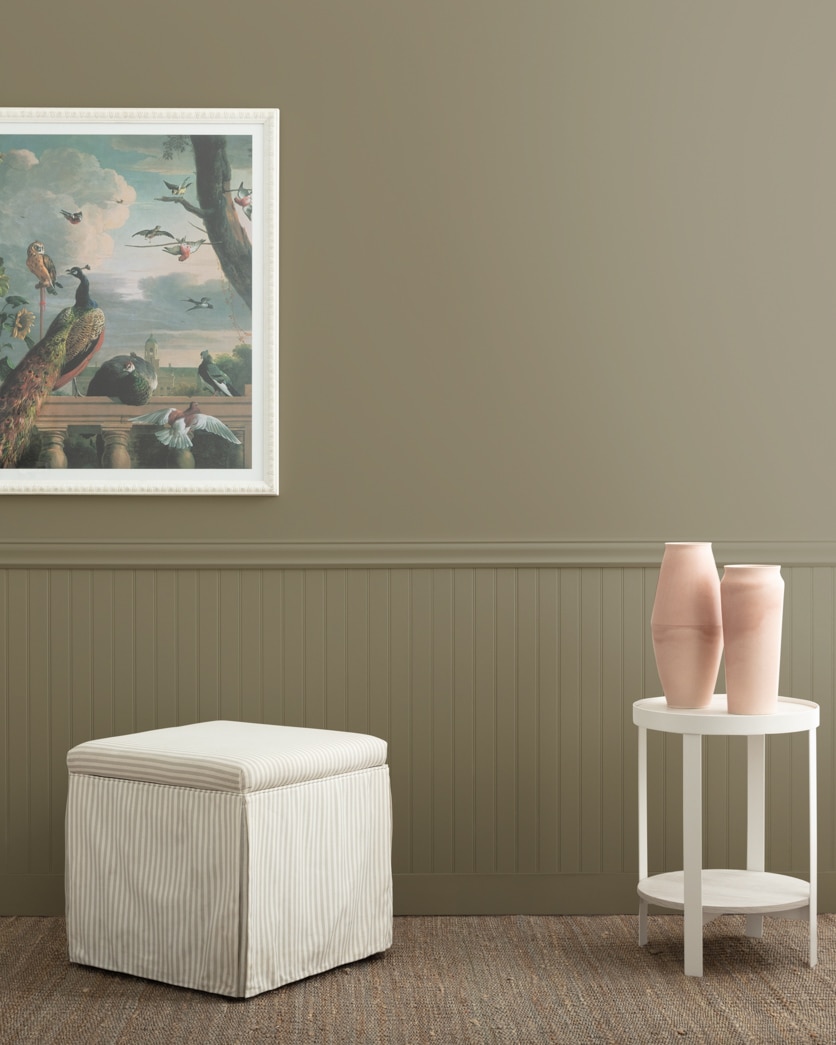 Painted wall in Crownsville Gray HC-106
