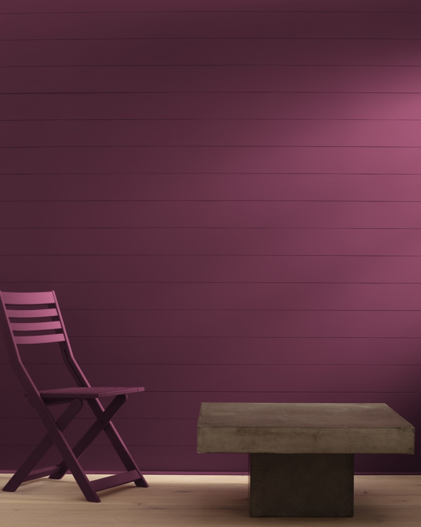 Painted wall in Dark Burgundy 2075-10