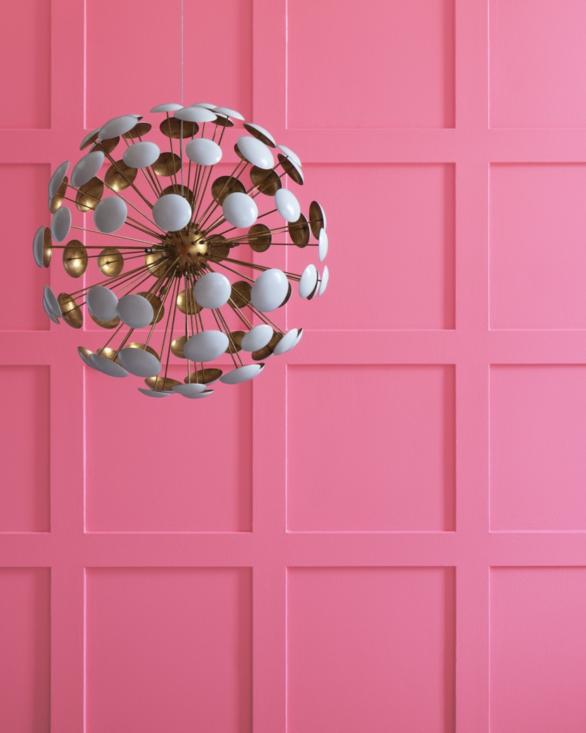 Painted wall in Deep Carnation 2086-40