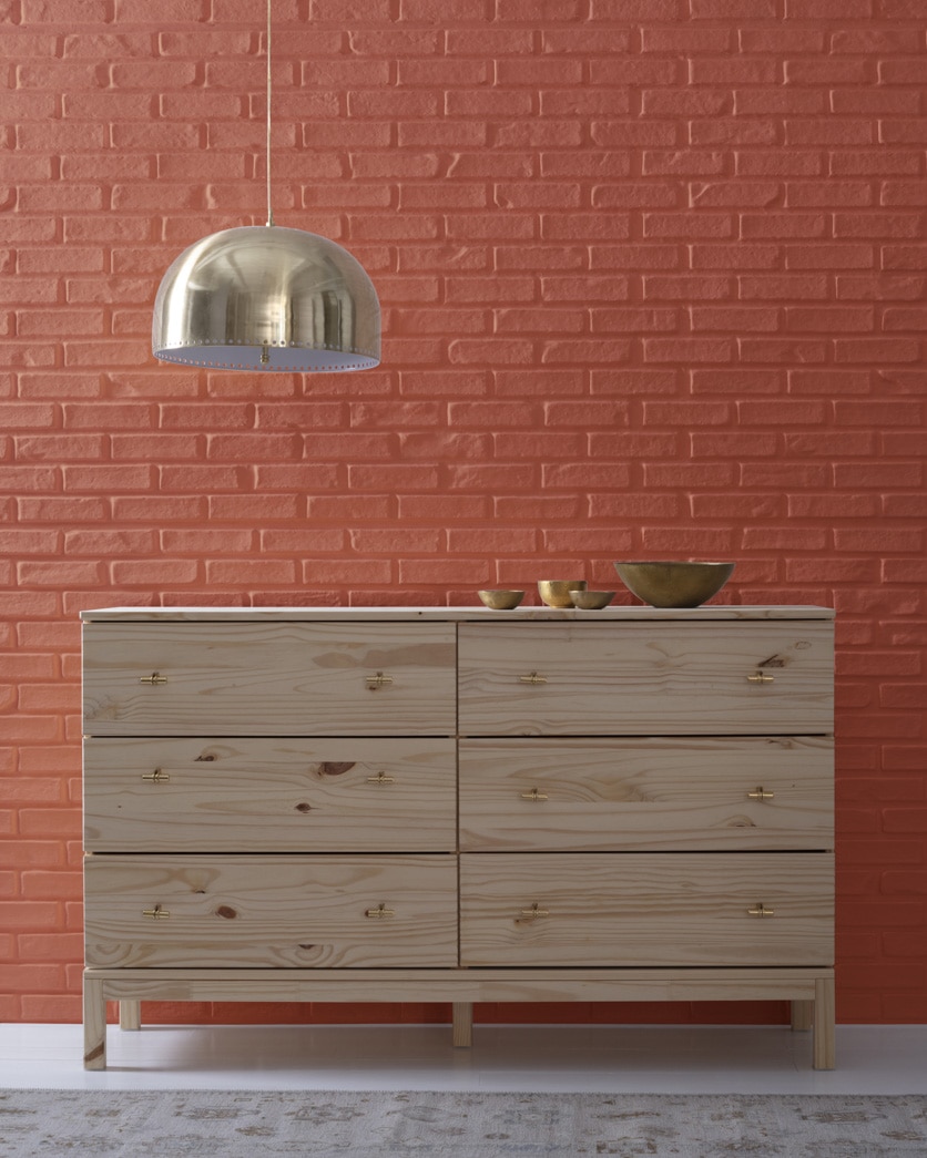 Painted wall in Deep Poinsettia 2091-30