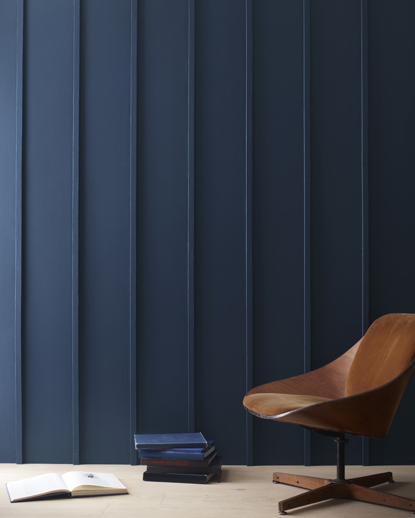 Painted wall in Deep Royal 2061-10