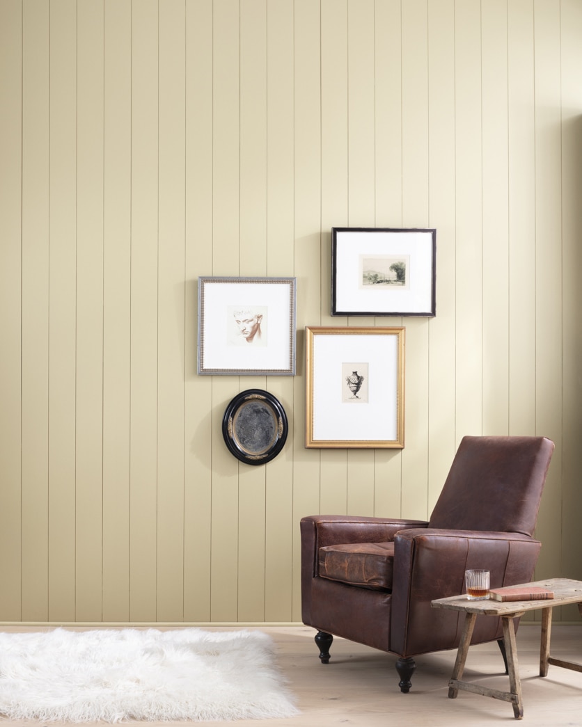 Painted wall in Delaware Putty 240