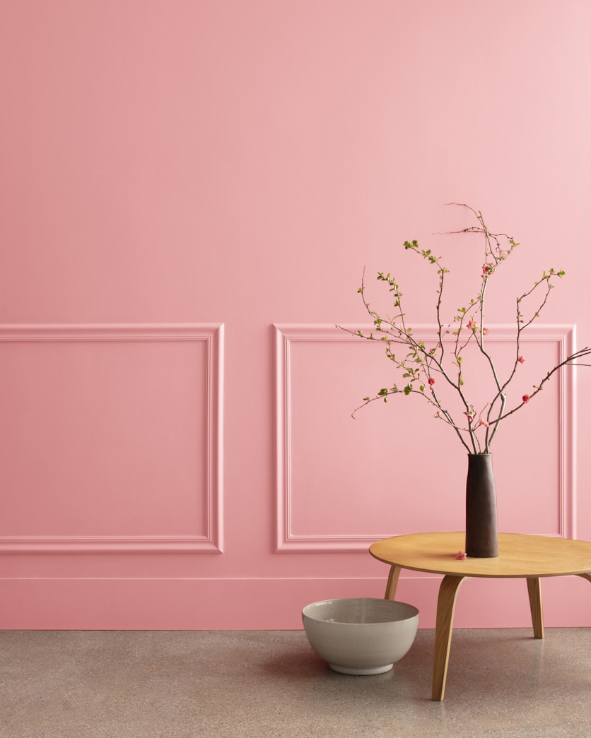 Painted wall in Delicate Rose 2008-50