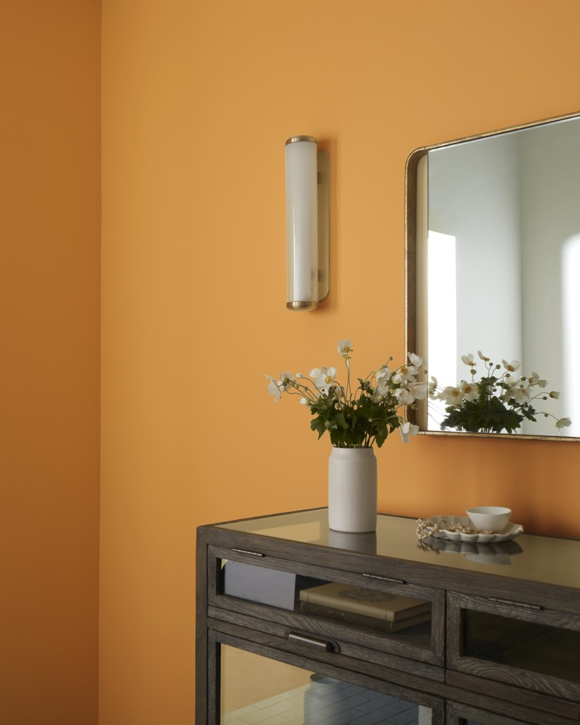 Painted wall in Delightful Golden 2158-30