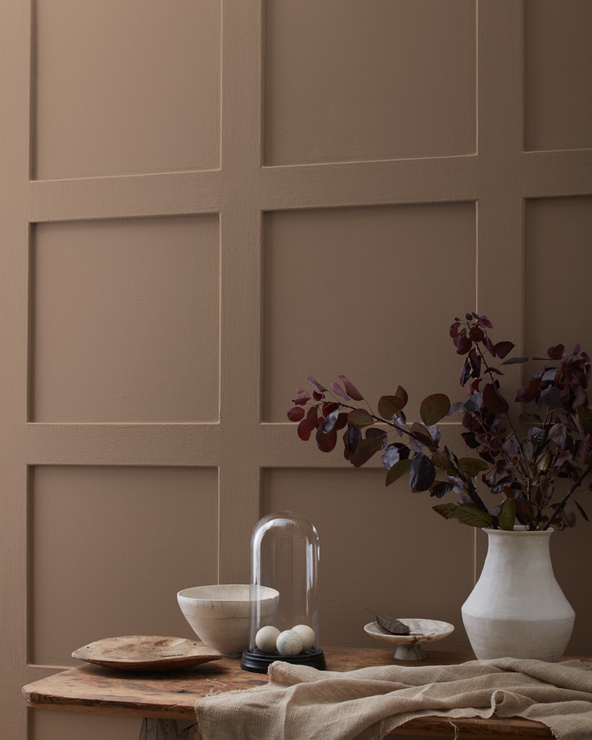 Painted wall in Dixon Brown CW-160