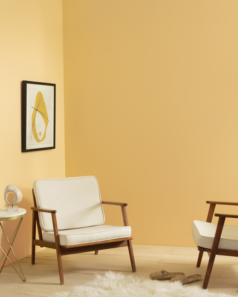 Painted wall in Dorset Gold HC-8