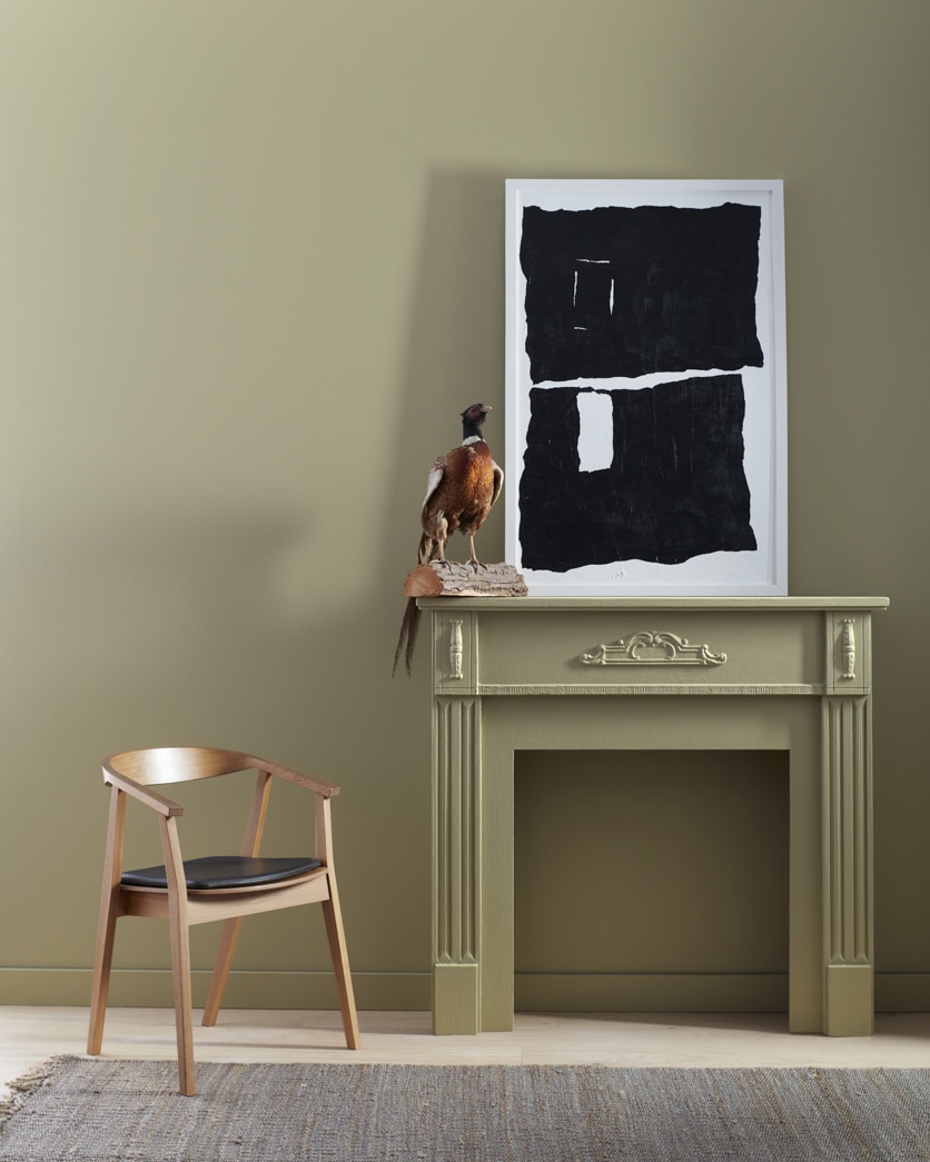 Painted wall in Dry Sage 2142-40