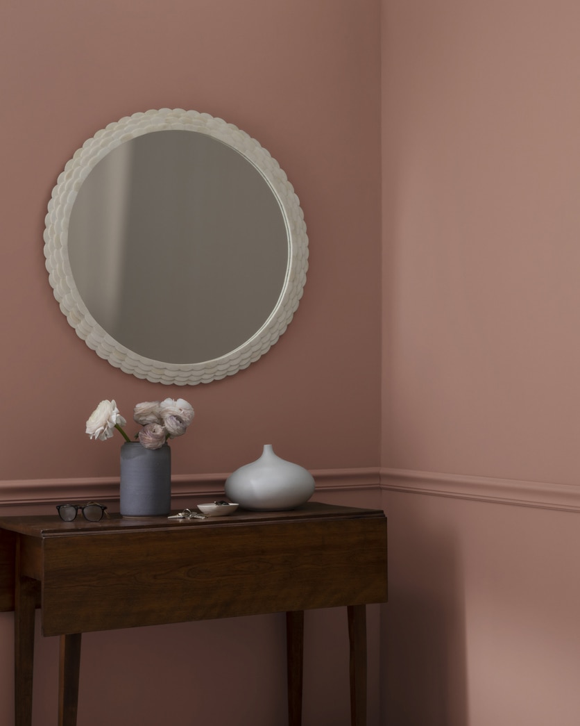 Painted wall in Dusty Ranch Brown 2105-40