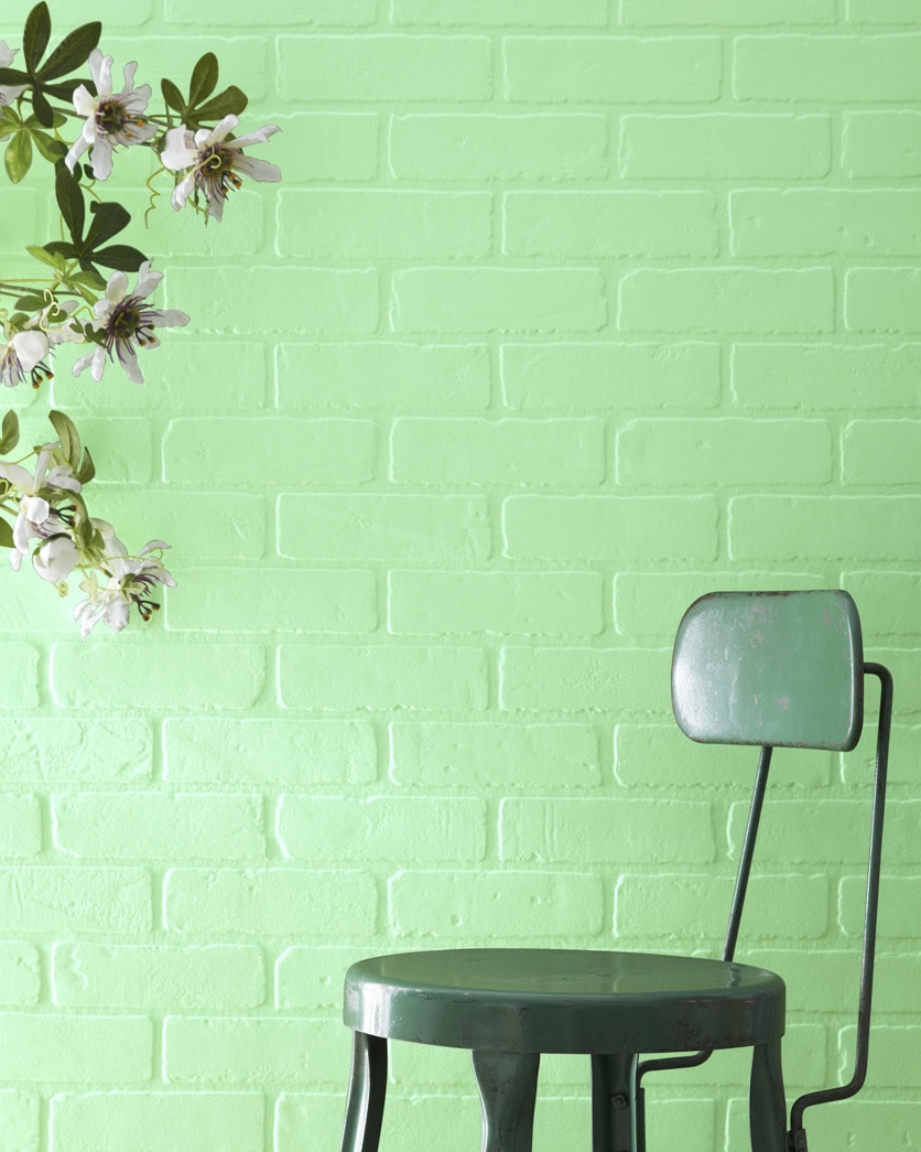 Painted wall in Early Spring Green 2032-50