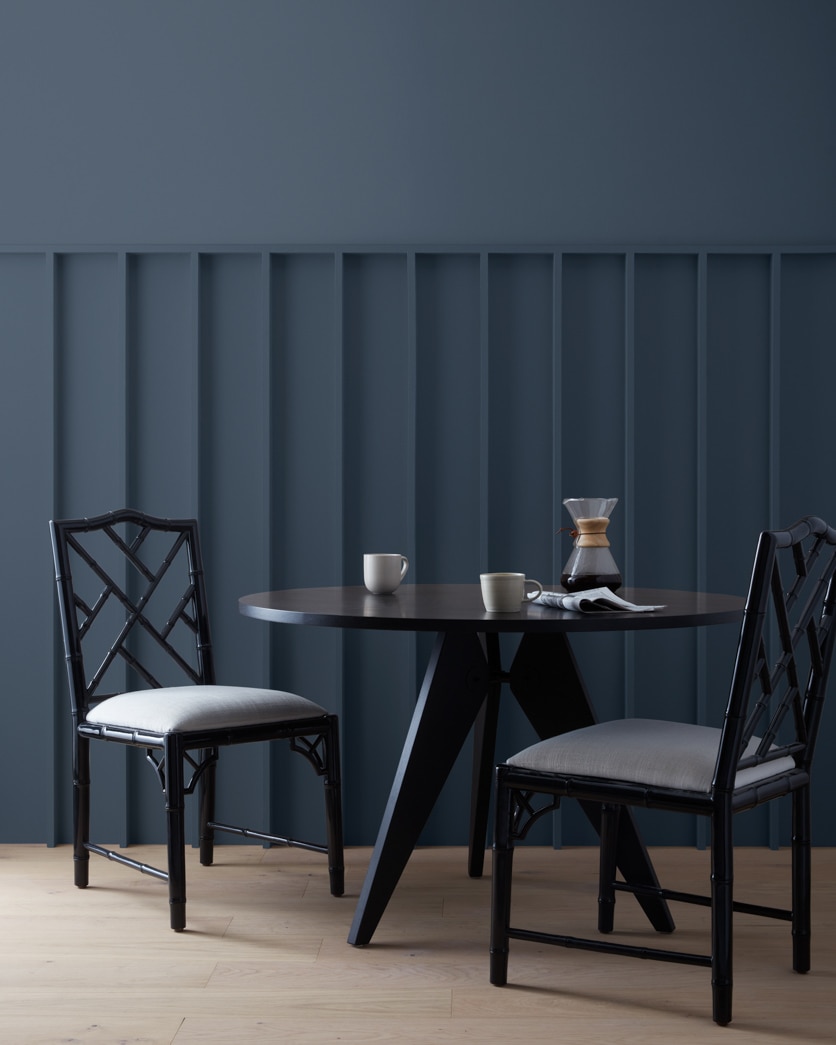 Painted wall in Evening Dove 2128-30