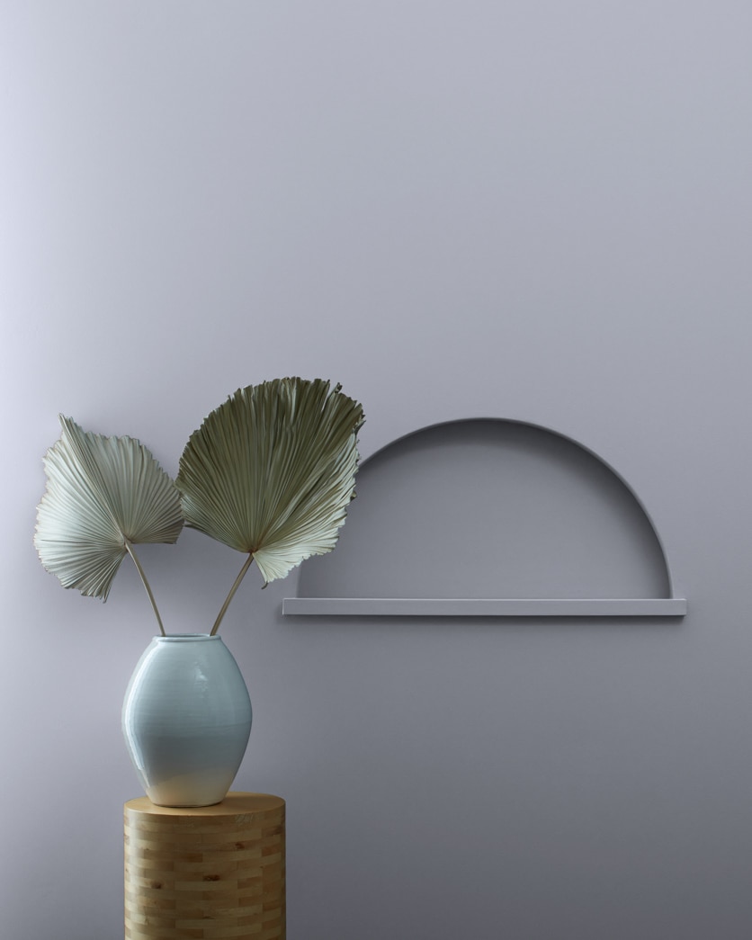 Painted wall in Excalibur Gray 2118-50
