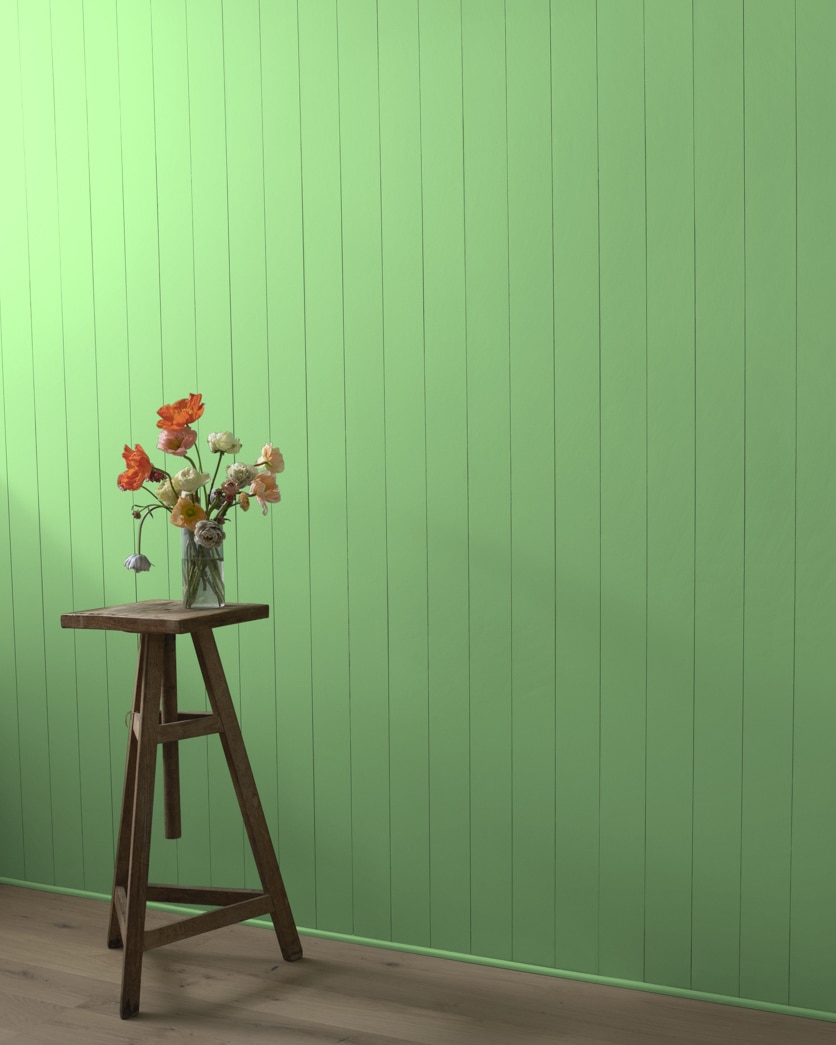Painted wall in Exotic Bloom 551