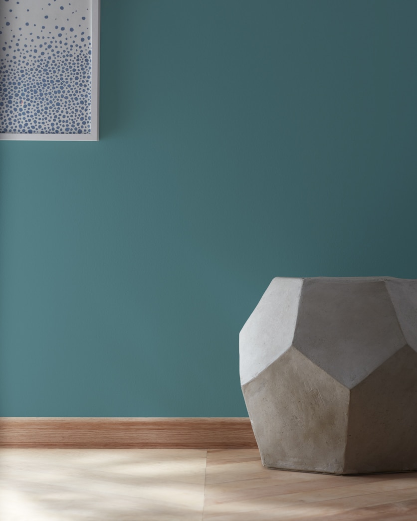 Painted wall in Fair Isle Blue CSP-715