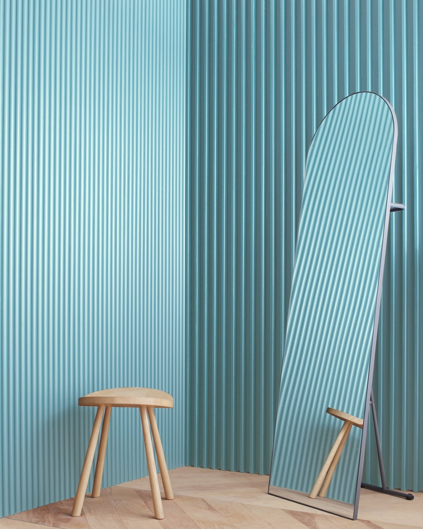 Painted wall in Forget Me Not 2049-60