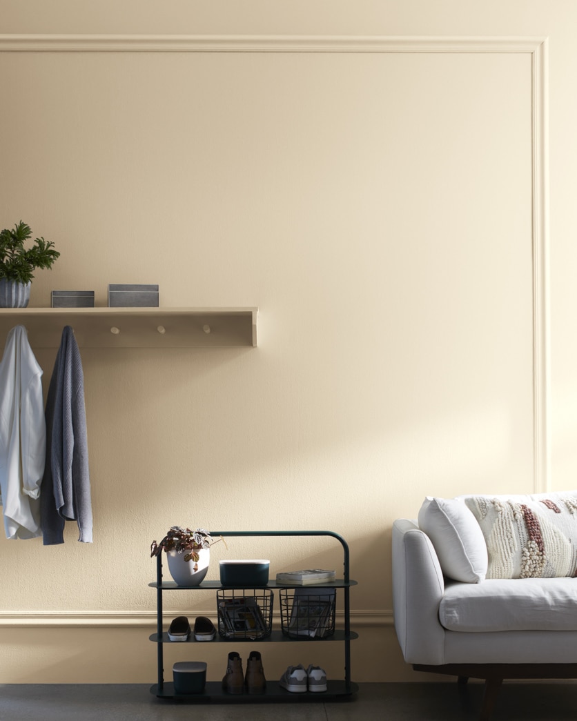 Painted wall in French White 1093