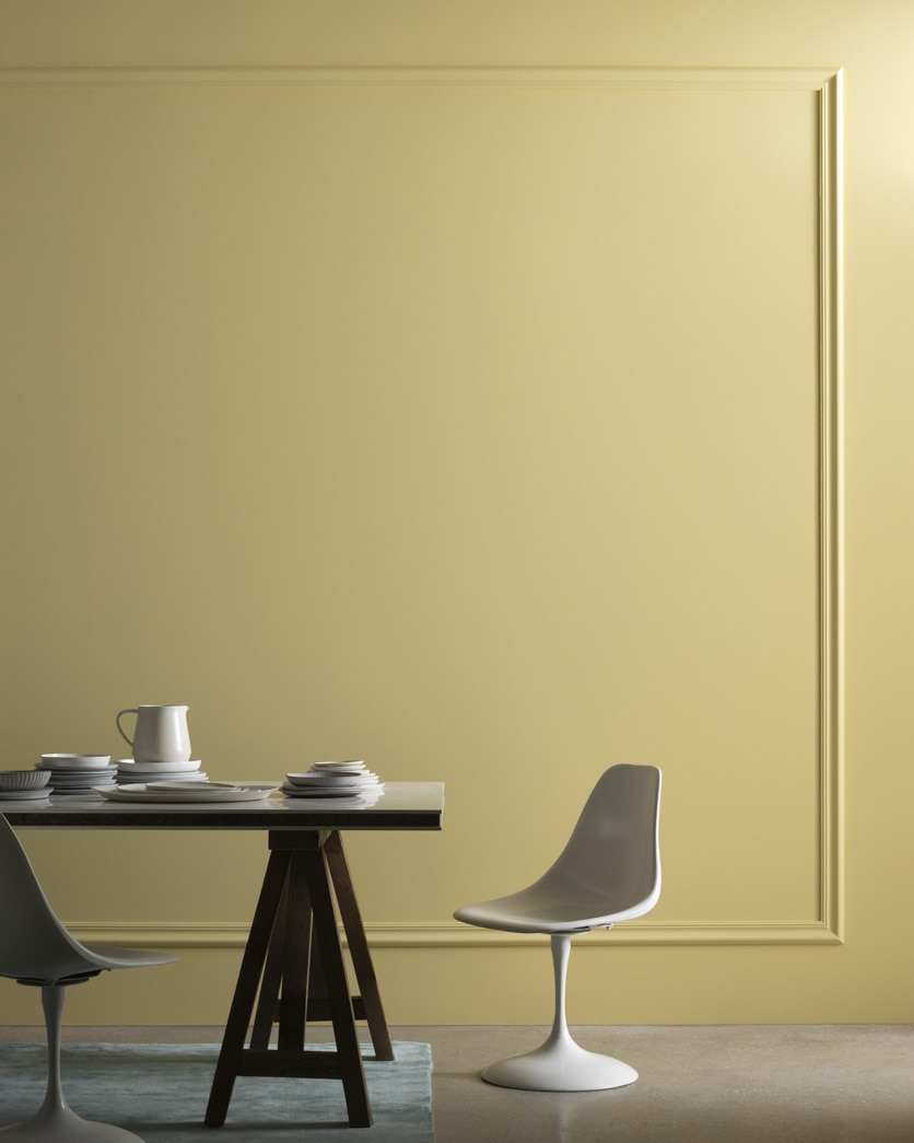 Painted wall in Fresh Butter 290