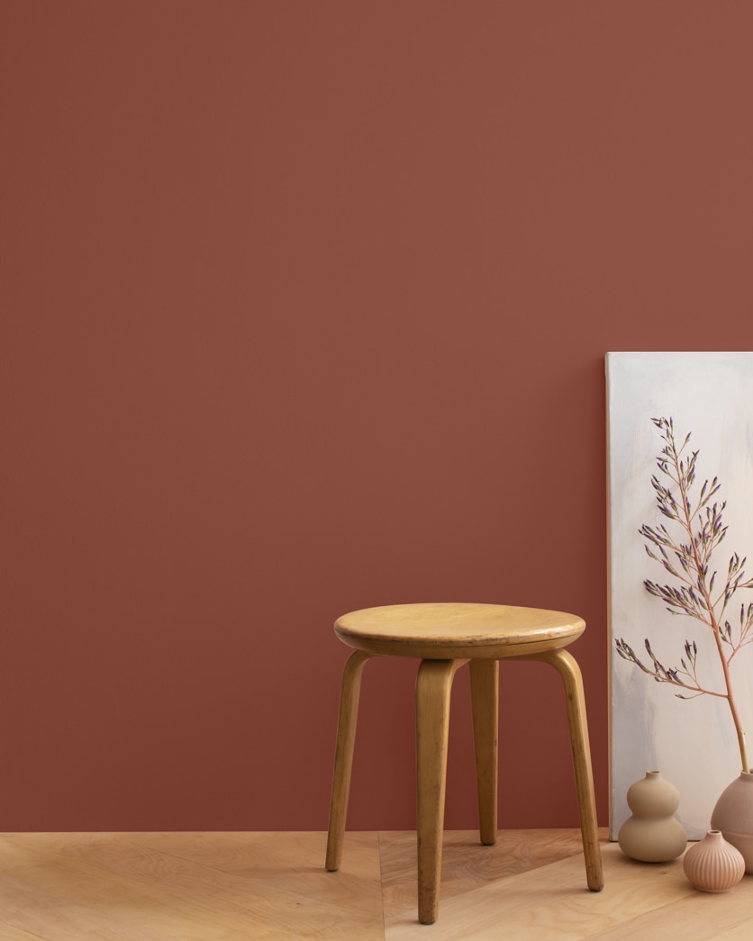 Painted wall in Fresh Clay 2093-20