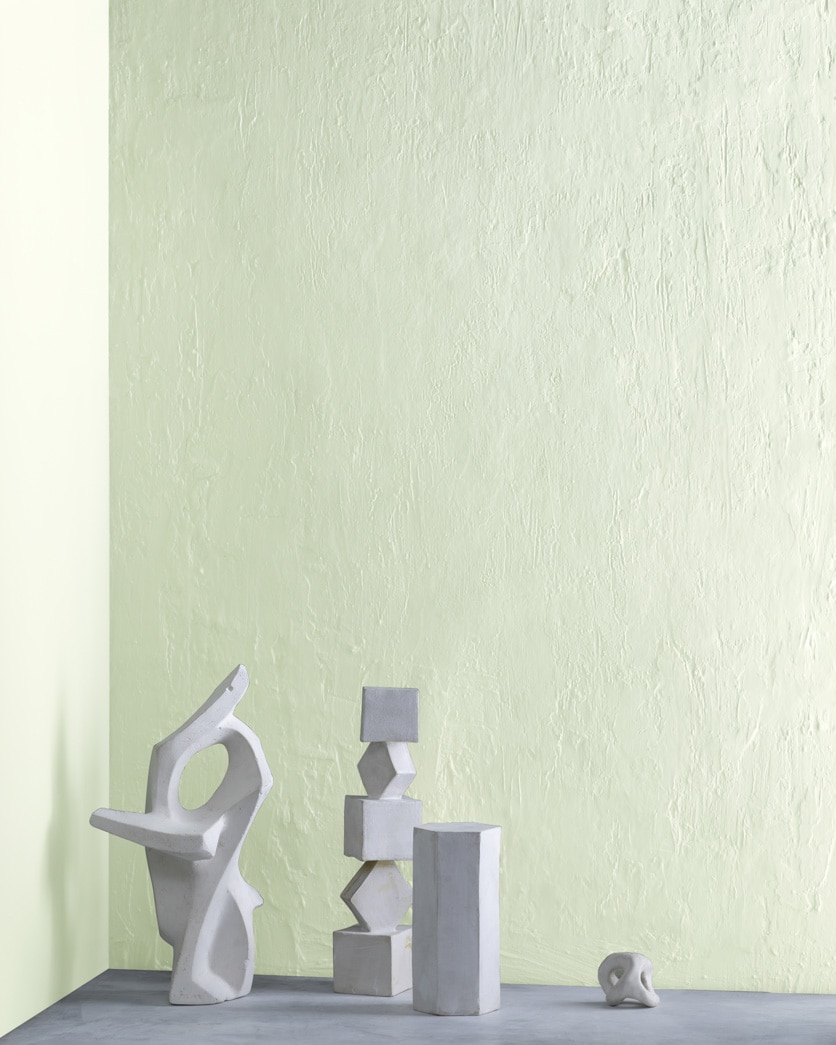 Painted wall in Fresh Dew 435