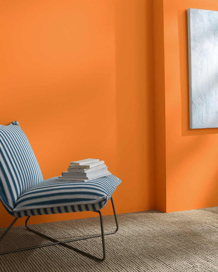 Painted wall in Fruit Punch 140