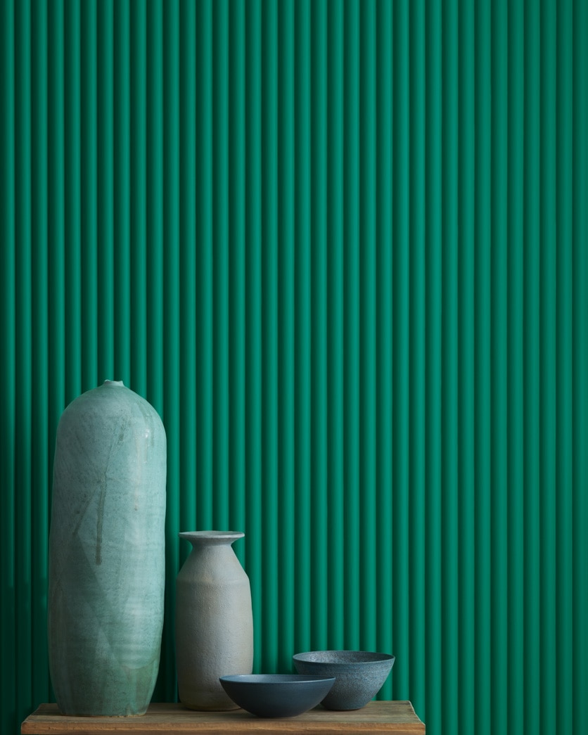 Painted wall in Garden Green 2046-20