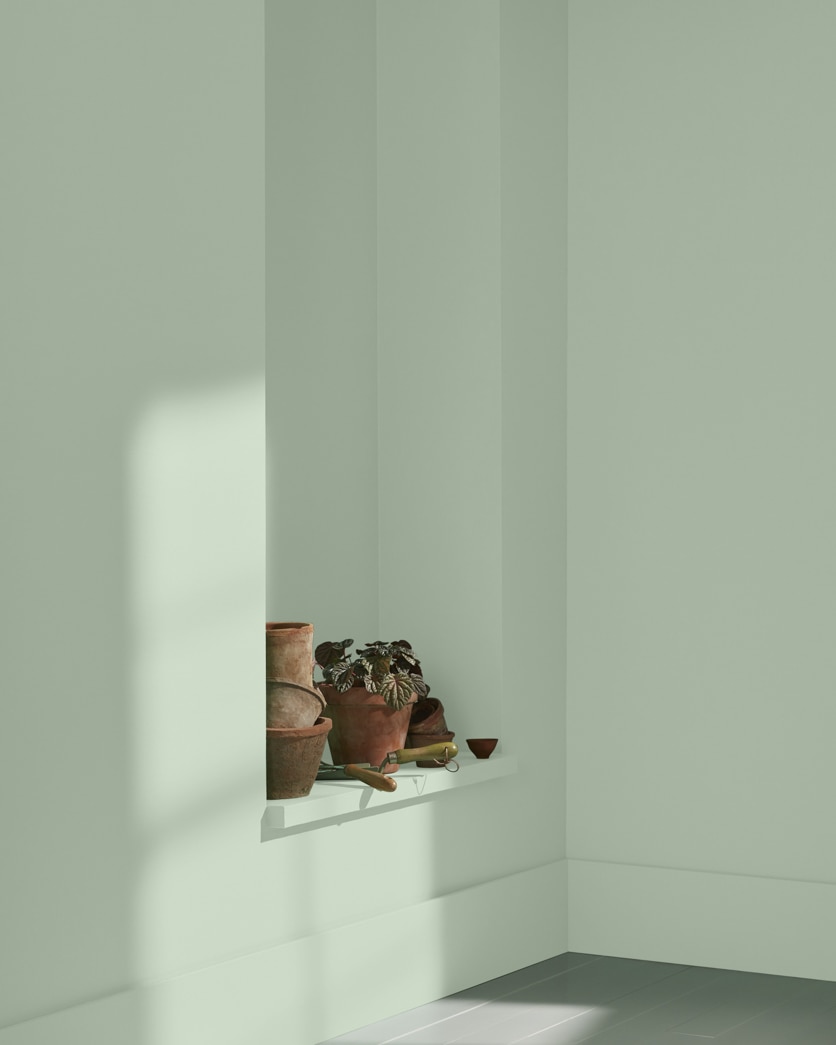 Painted wall in Garden Path 466