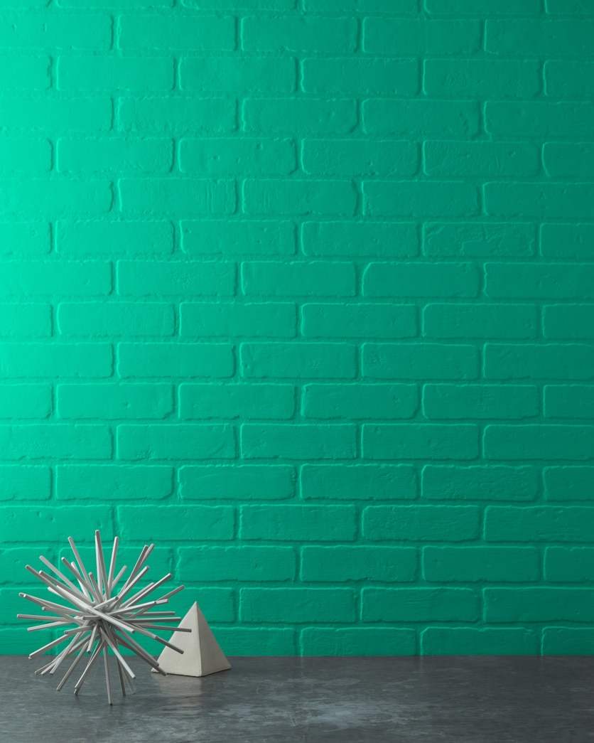 Painted wall in Garden View 616