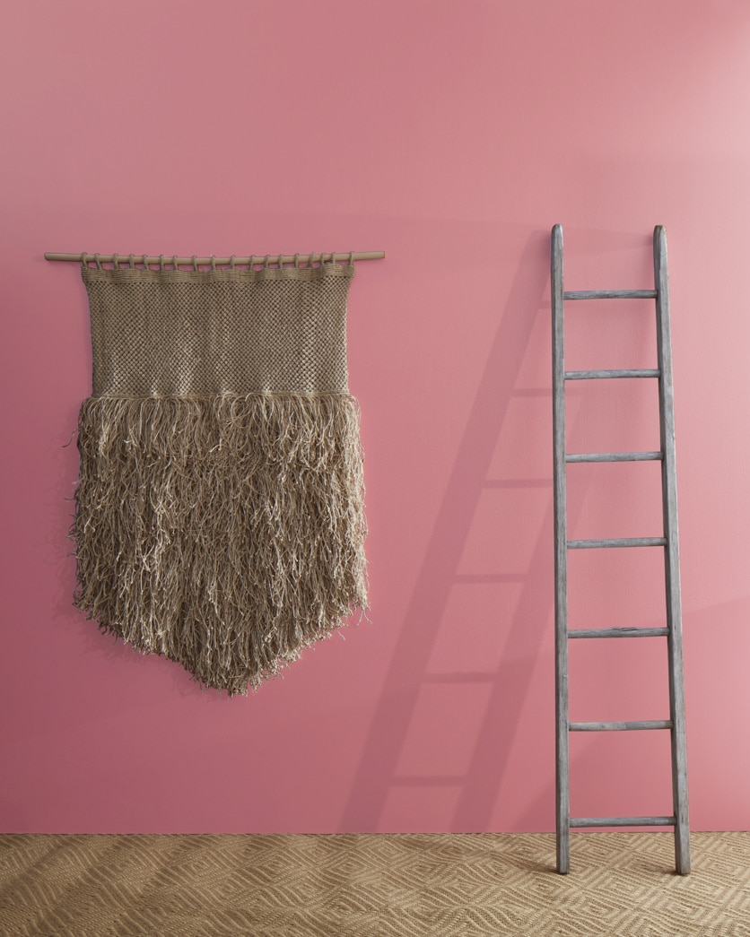 Painted wall in Genuine Pink 2005-40
