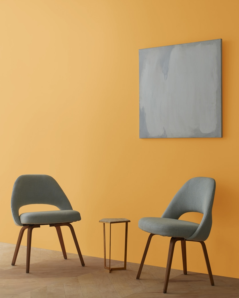 Painted wall in Glowing Umber 182