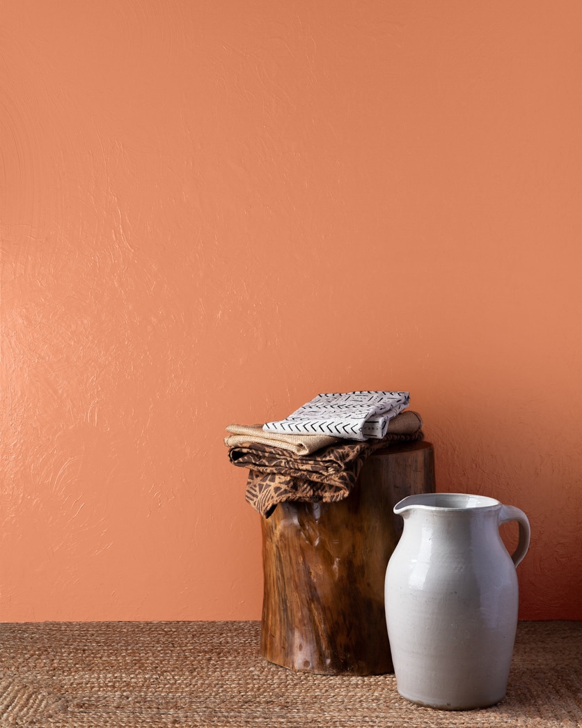 Painted wall in Golden Cherry 069
