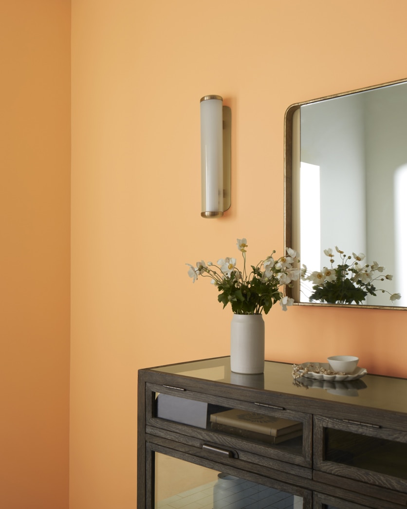Painted wall in Golden Mist 2158-40
