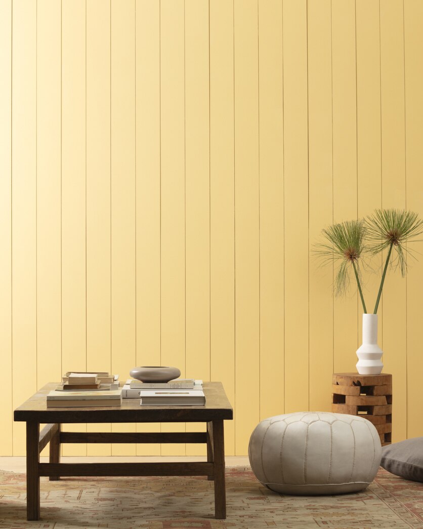 Painted wall in Governor's Gold CW-395