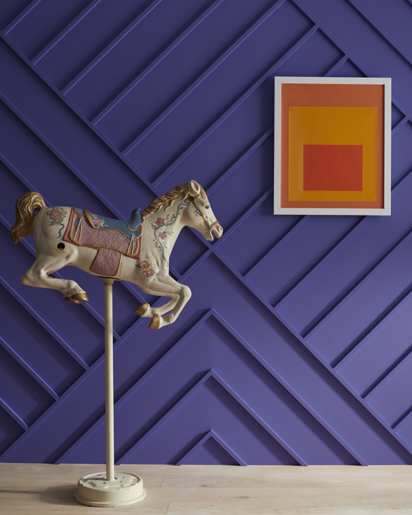 Painted wall in Grape Gum 2068-20