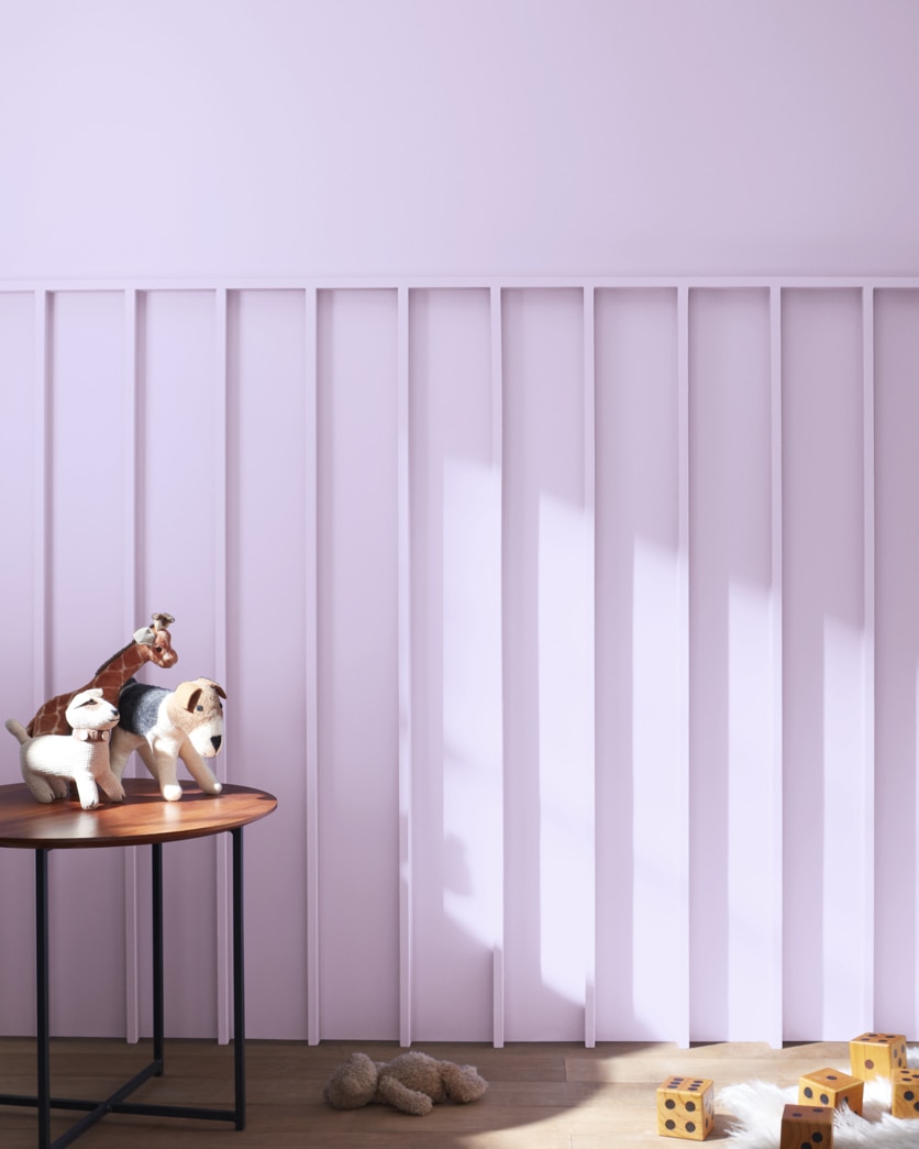 Painted wall in Grape Ice 1395