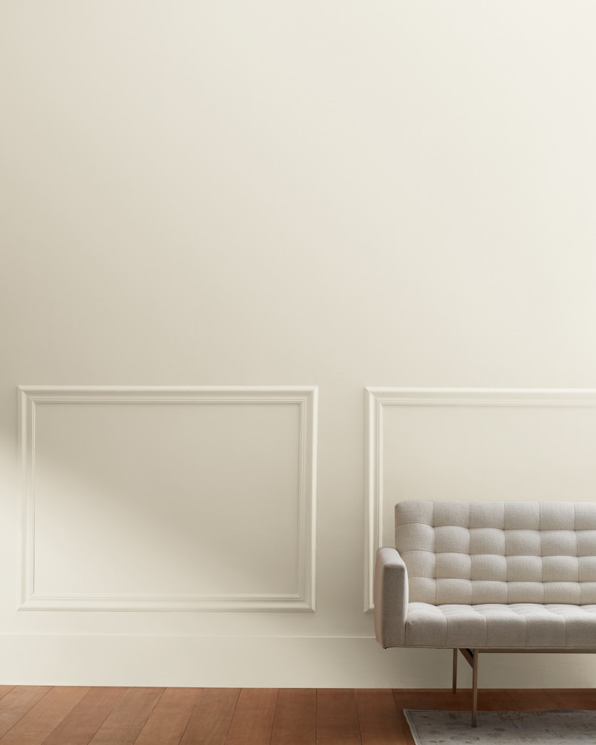 Painted wall in Gray Mist CC-80
