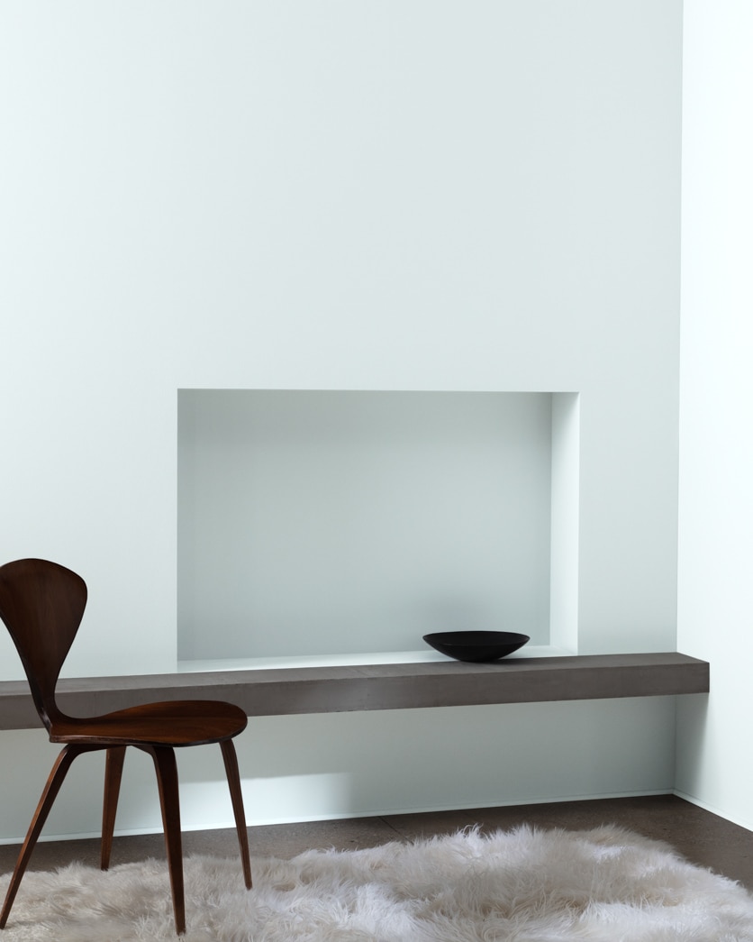 Painted wall in Gray Sky 2131-70