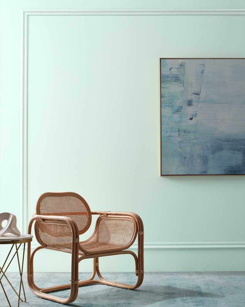 Painted wall in Green Cast 842