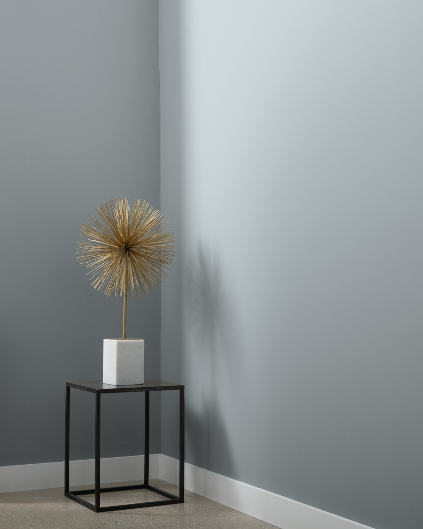 Painted wall in Gull Wing Gray 2134-50