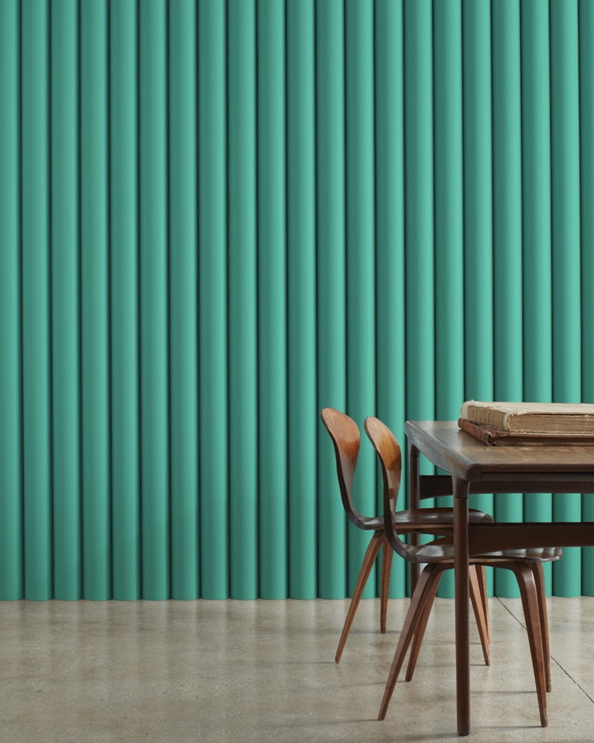 Painted wall in Highlands Green 650