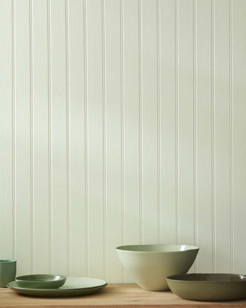 Painted wall in Hint of Mint 505