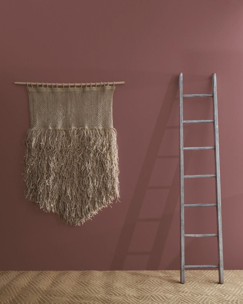 Painted wall in Hodley Red HC-65